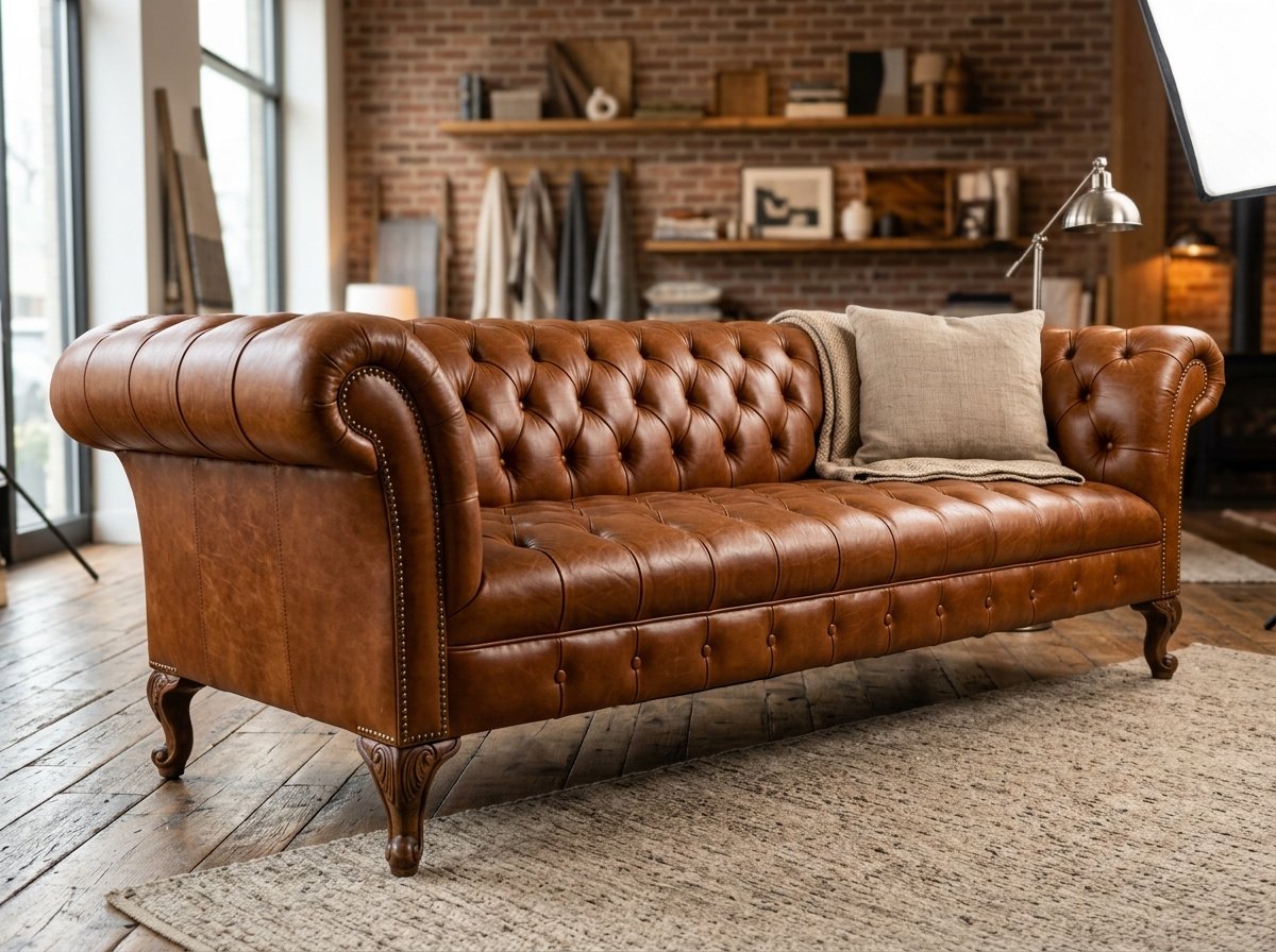 Living Room Chesterfield Sofas